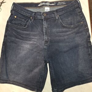 Eddie Bauer Dark Blue Denim Shorts
